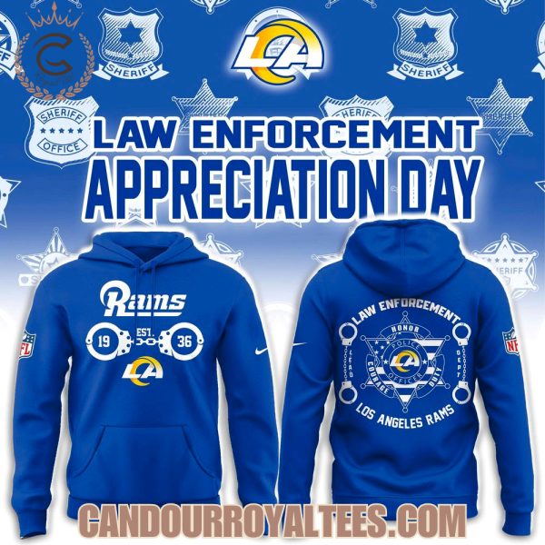 Los Angeles Rams Law Enforcement Tshirt, Hoodie