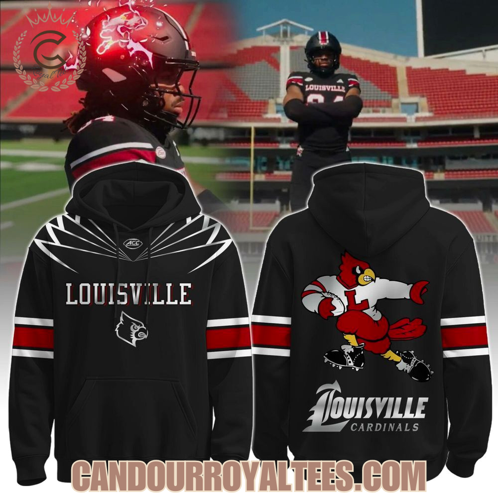 Louisville Cardinals Retro Mascot Hoodie Louisville Cardinals Retro Mascot Hoodie