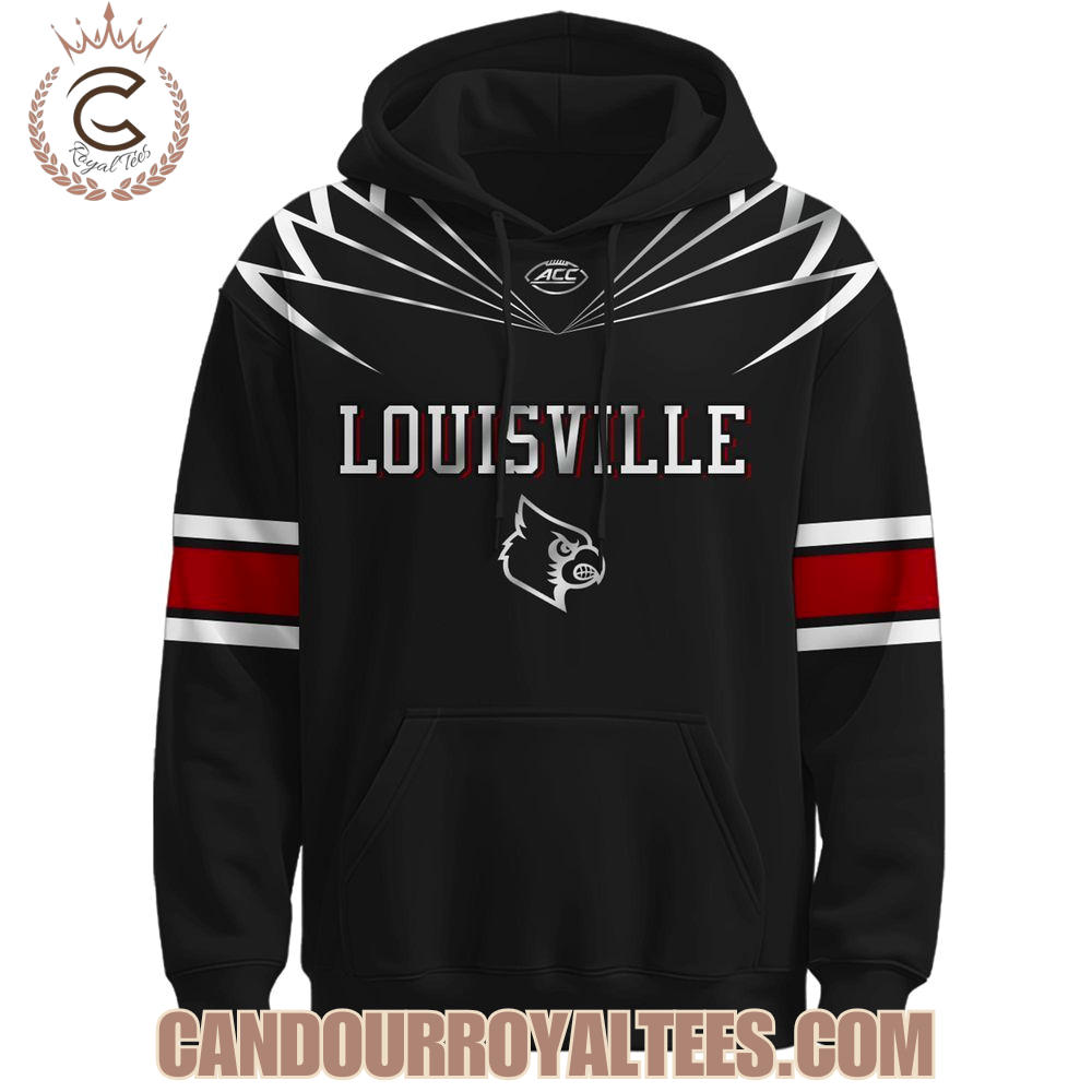 Louisville Cardinals Retro Mascot Hoodie Louisville Cardinals Retro Mascot Hoodie