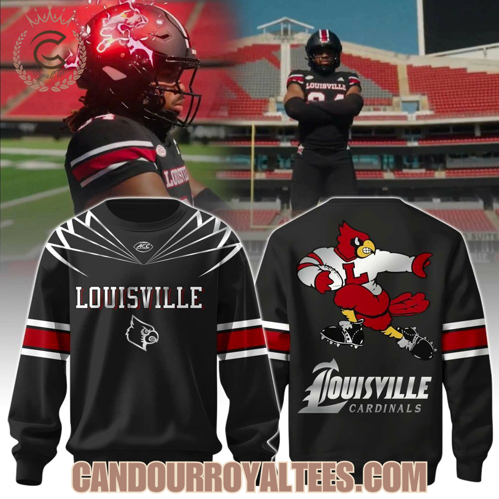 Louisville Cardinals Retro Mascot Hoodie Louisville Cardinals Retro Mascot Hoodie