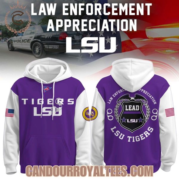 LSU Tigers x Law Enforcement Appreciation Day Hoodie LSU Tigers x Law Enforcement Appreciation Day Hoodie