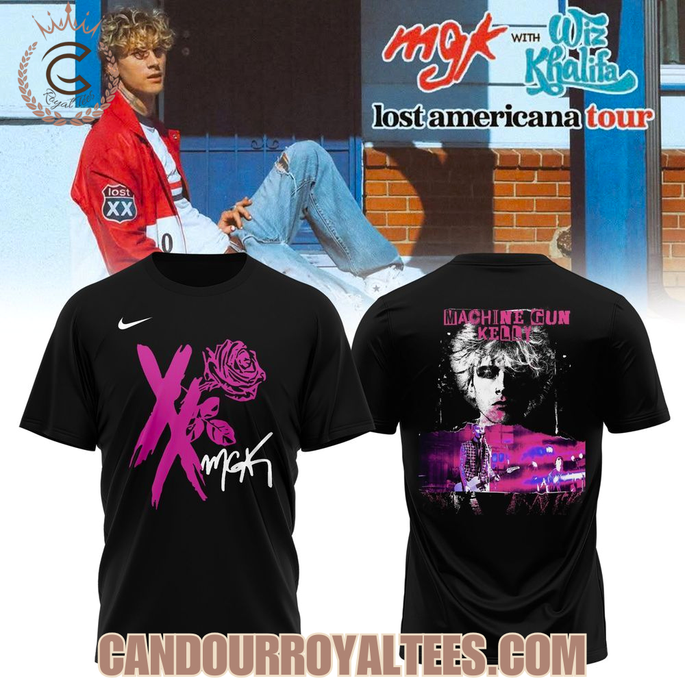 Machine Gun Kelly Lost Americana Tour 2025 Hoodie Machine Gun Kelly Lost Americana Tour 2025 Hoodie