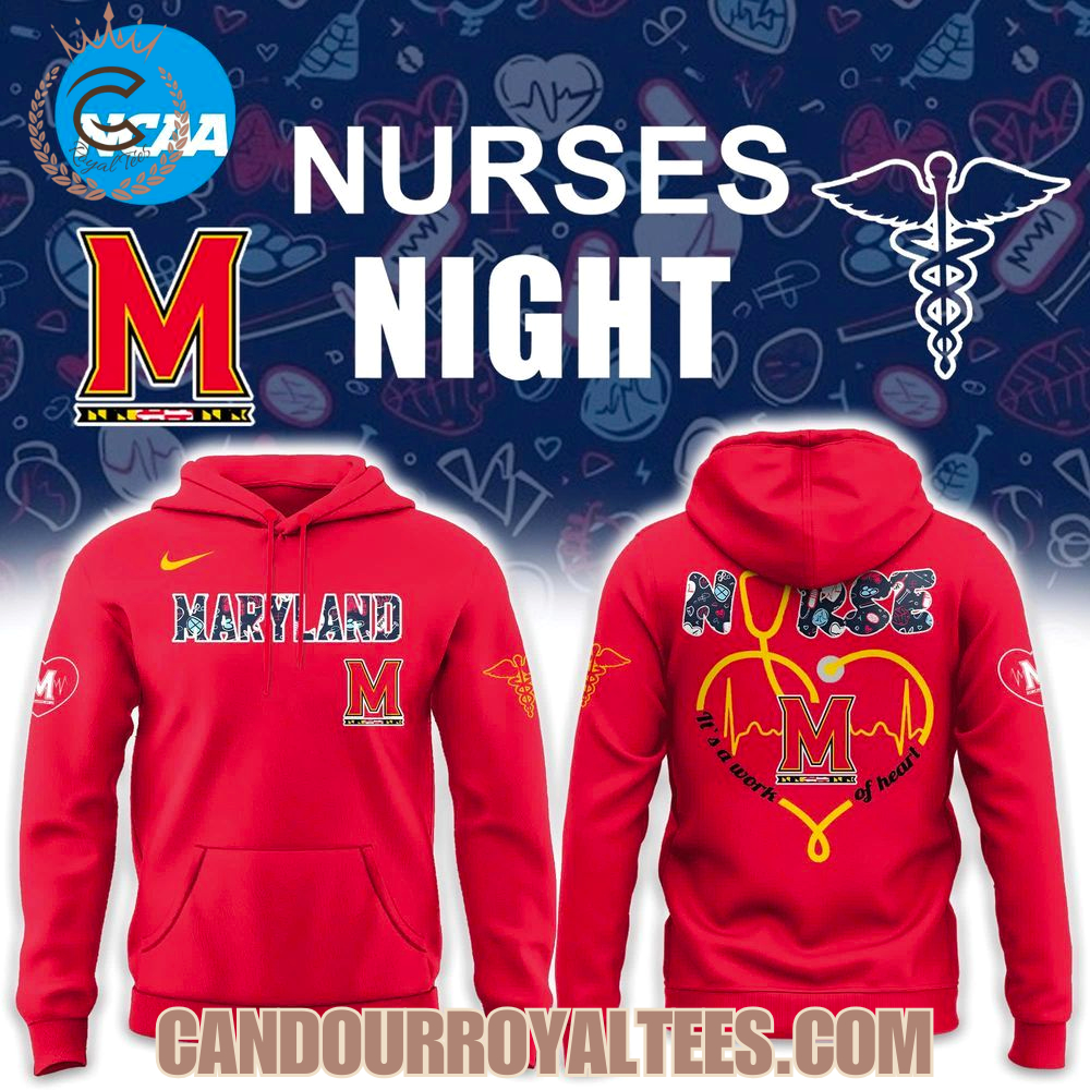 Maryland Terrapins Nurses Night Hoodie Maryland Terrapins Nurses Night Hoodie
