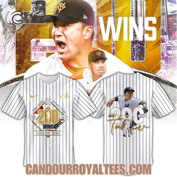 Masahiro Tanaka 200 WINS Japan – US Total Jersey