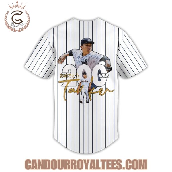 Masahiro Tanaka 200 WINS Japan – US Total Jersey