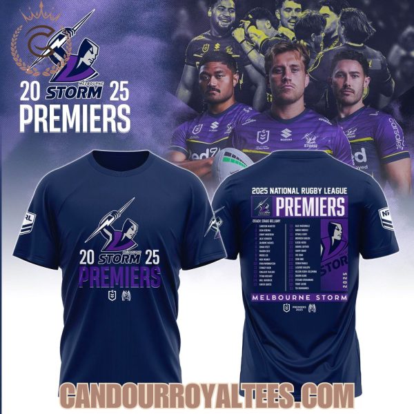 Melbourne Storm NRL Premiers 2025 T-Shirt, Hoodie