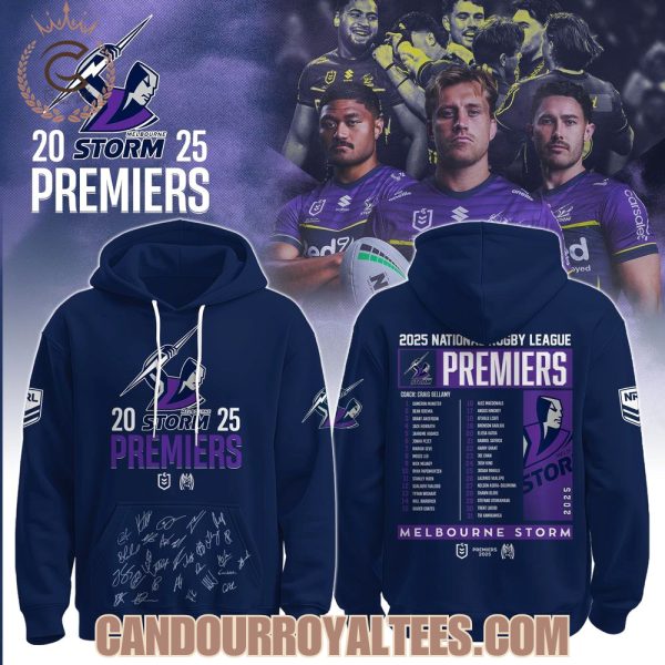 Melbourne Storm NRL Premiers 2025 T-Shirt, Hoodie