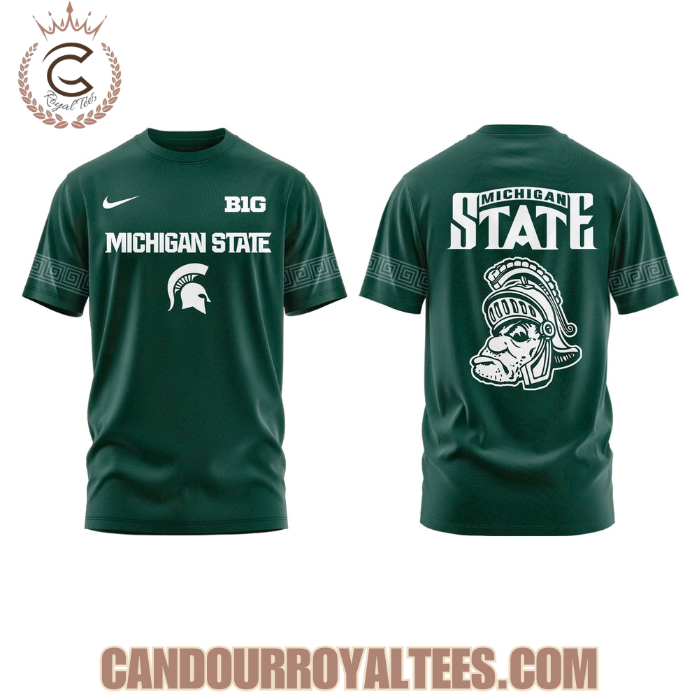 Michigan State Spartans Legacy Alternate Green Forest Hoodie Michigan State Spartans Legacy Alternate Green Forest Hoodie