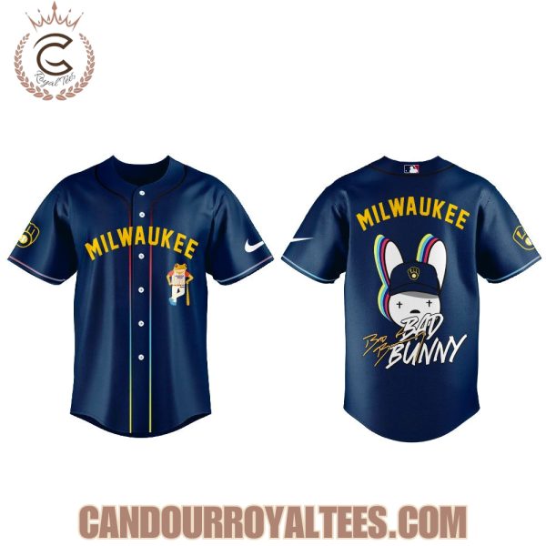 Milwaukee Brewers Bad Bunny Signature 2025 Jersey
