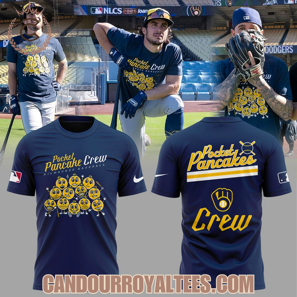 Milwaukee Brewers Pocket Pancake Crew Tshirt, Hoodie Milwaukee Brewers Pocket Pancake Crew Tshirt, Hoodie