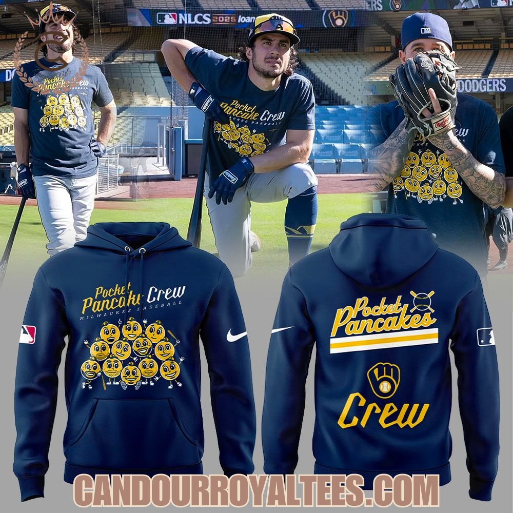 Milwaukee Brewers Pocket Pancake Crew Tshirt, Hoodie Milwaukee Brewers Pocket Pancake Crew Tshirt, Hoodie