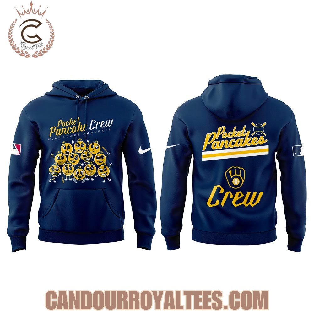 Milwaukee Brewers Pocket Pancake Crew Tshirt, Hoodie Milwaukee Brewers Pocket Pancake Crew Tshirt, Hoodie