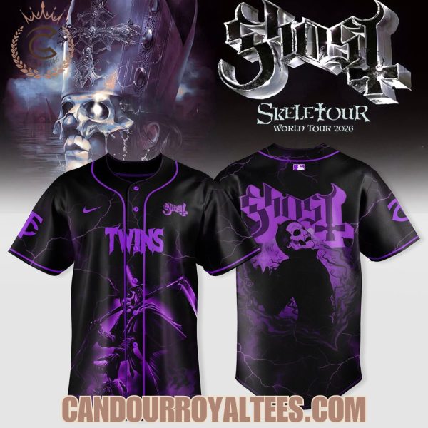 Minnesota Twins x Ghost Skeletour 2026 North America Jersey
