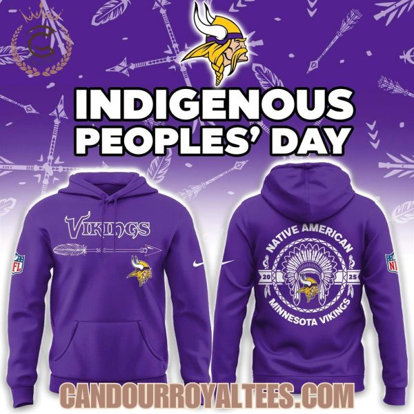 Minnesota Vikings Indigenous Peoples’ Day 2025 Hoodie Minnesota Vikings Indigenous Peoples’ Day 2025 Hoodie