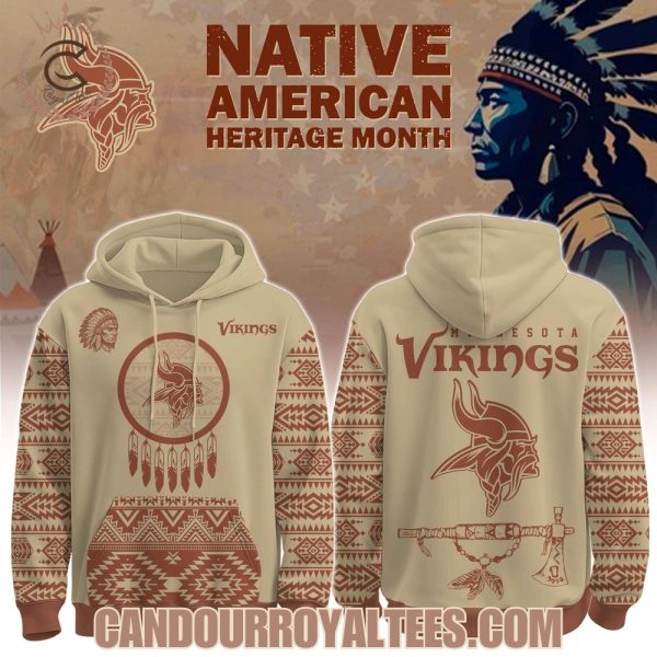 Minnesota Vikings Native American Heritage Month Hoodie