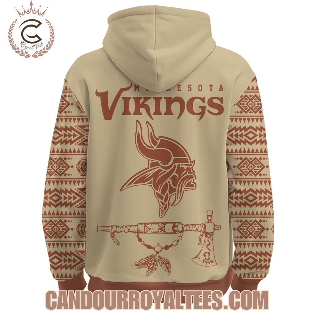 Minnesota Vikings Native American Heritage Month Hoodie Minnesota Vikings Native American Heritage Month Hoodie