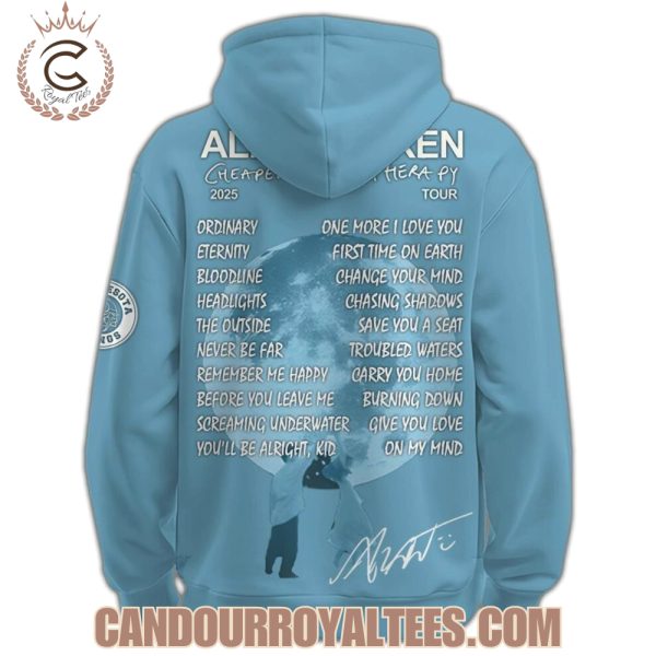 Minnesota Vikings x Alex Warren Cheaper Than Therapy Tour 2025 Hoodie