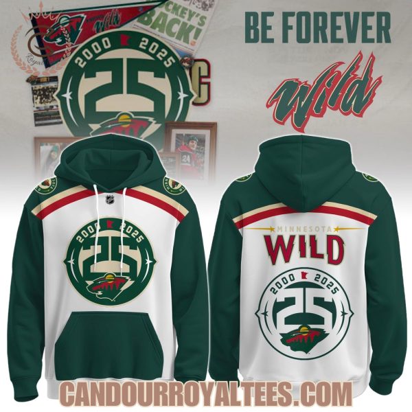 Minnesota Wild 25th Anniversary Heritage Hoodie Minnesota Wild 25th Anniversary Heritage Hoodie