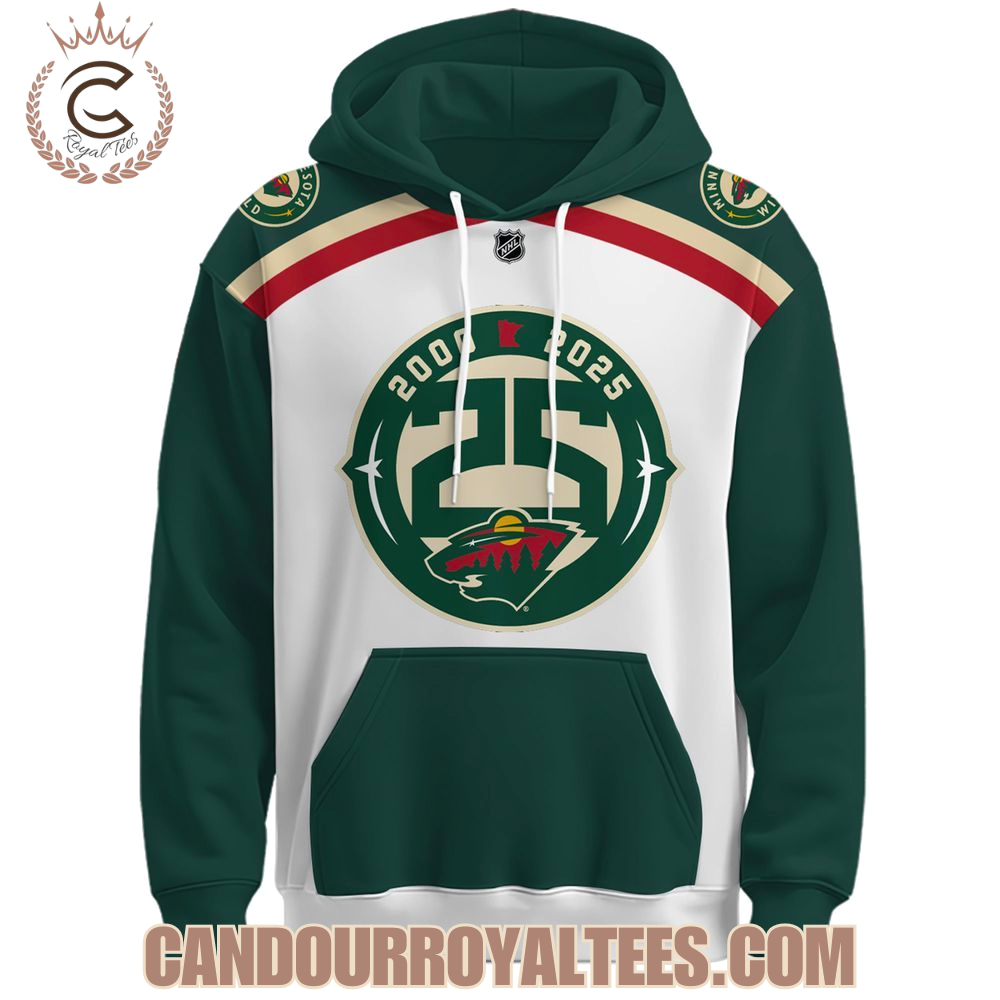 Minnesota Wild 25th Anniversary Heritage Hoodie Minnesota Wild 25th Anniversary Heritage Hoodie
