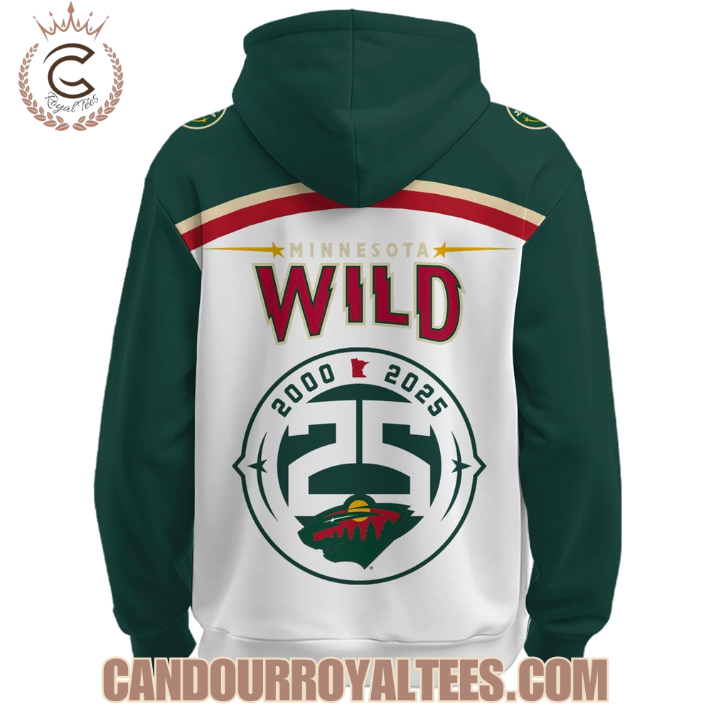 Minnesota Wild 25th Anniversary Heritage Hoodie Minnesota Wild 25th Anniversary Heritage Hoodie