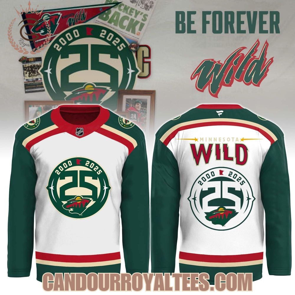 Minnesota Wild 25th Anniversary Heritage Jersey Minnesota Wild 25th Anniversary Heritage Jersey