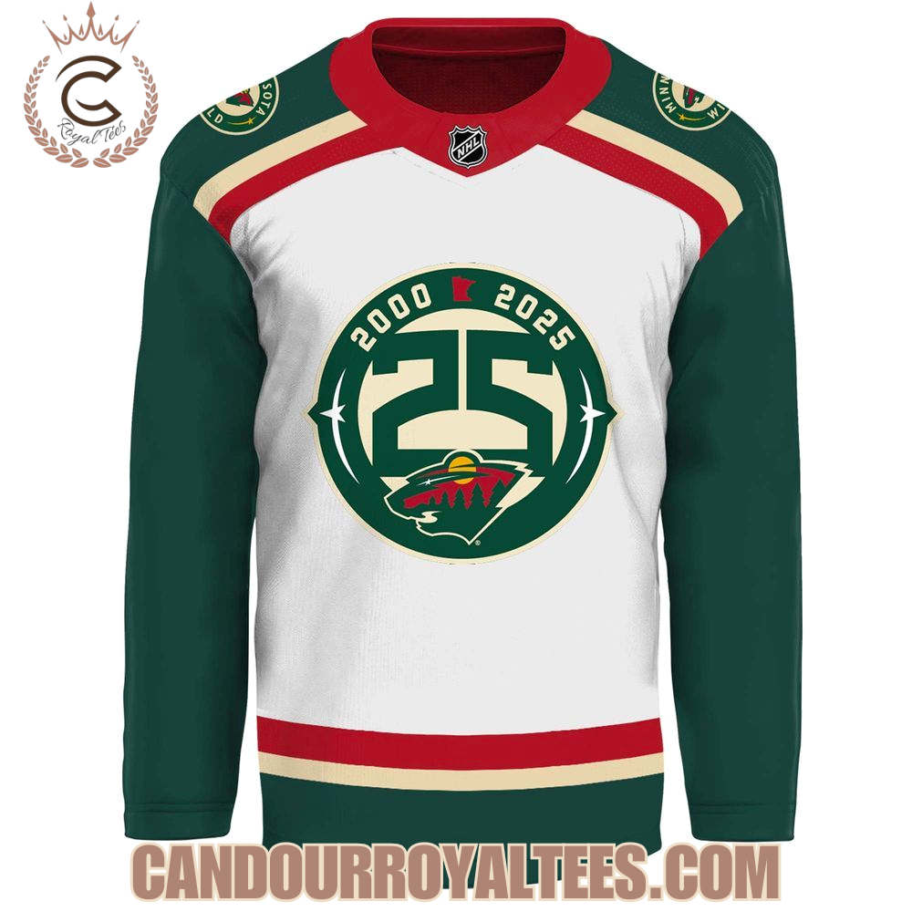Minnesota Wild 25th Anniversary Heritage Jersey Minnesota Wild 25th Anniversary Heritage Jersey