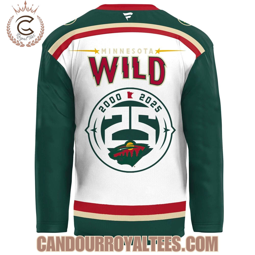 Minnesota Wild 25th Anniversary Heritage Jersey Minnesota Wild 25th Anniversary Heritage Jersey