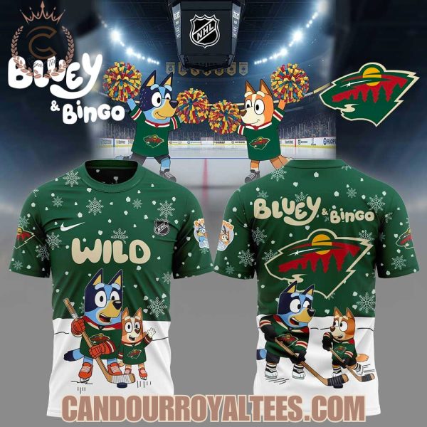 Minnesota Wild x Bluey and Bingo 2025 Hoodie