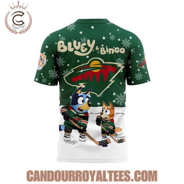 Minnesota Wild x Bluey and Bingo 2025 Hoodie