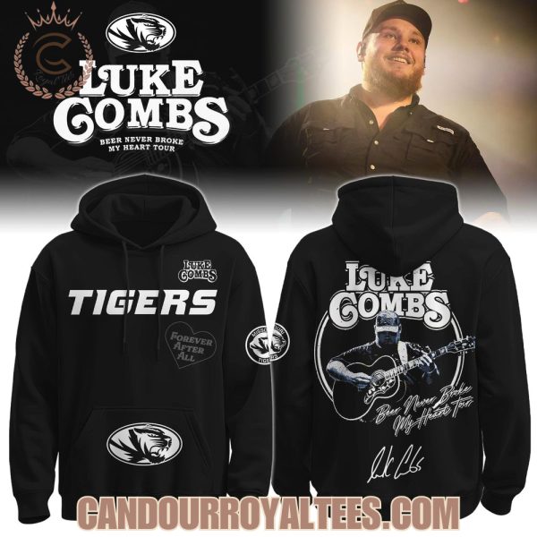 Missouri Tigers x Luke Combs Beer Never Broke My Heart Tour 2025 Hoodie