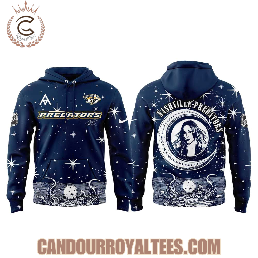 Nashville Predators Alanis Morissette The Triple Moon Tour Hoodie Nashville Predators Alanis Morissette The Triple Moon Tour Hoodie