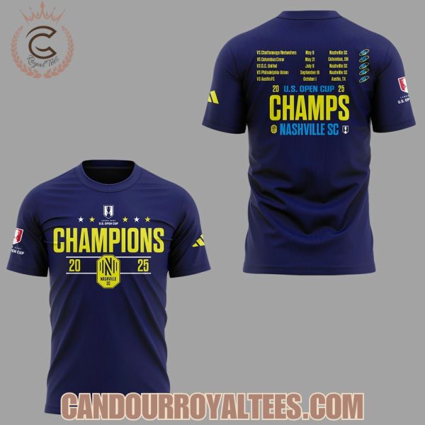 Nashville SC 2025 U.S. Open Cup Champions Tshirt, Hoodie