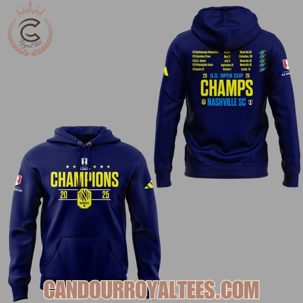 Nashville SC 2025 U.S. Open Cup Champions Tshirt, Hoodie