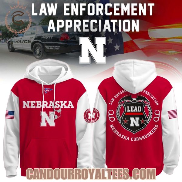 Nebraska Cornhuskers x Law Enforcement Appreciation Day Hoodie