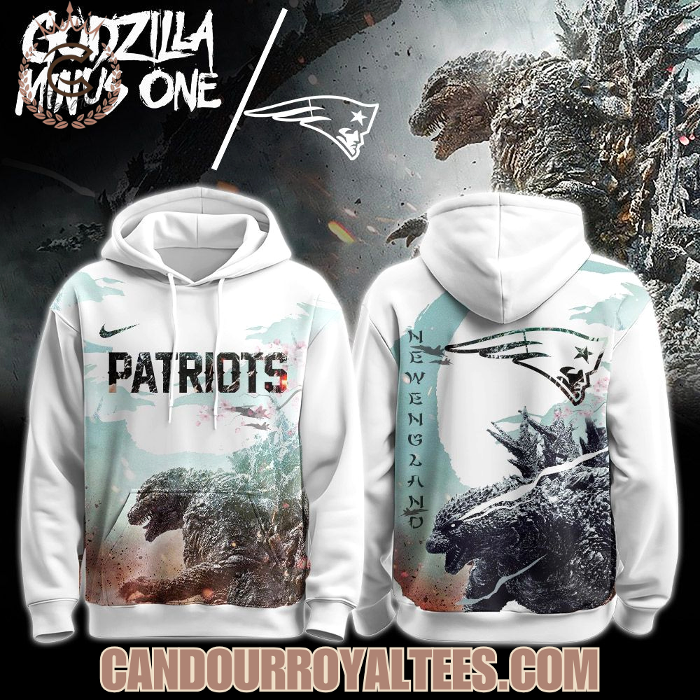 New England Patriots Godzilla Hoodie New England Patriots Godzilla Hoodie