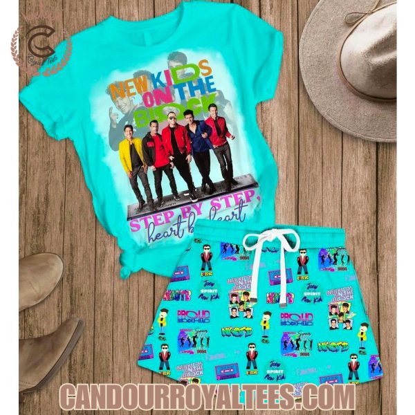 New Kids On The Block Step By Step Heart By Heart Pajamas Set New Kids On The Block Step By Step Heart By Heart Pajamas Set