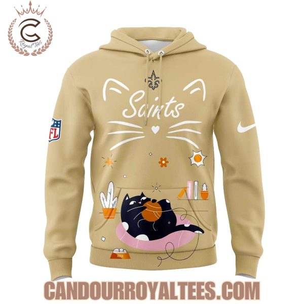 New Orleans Saints Cat Day Hoodie