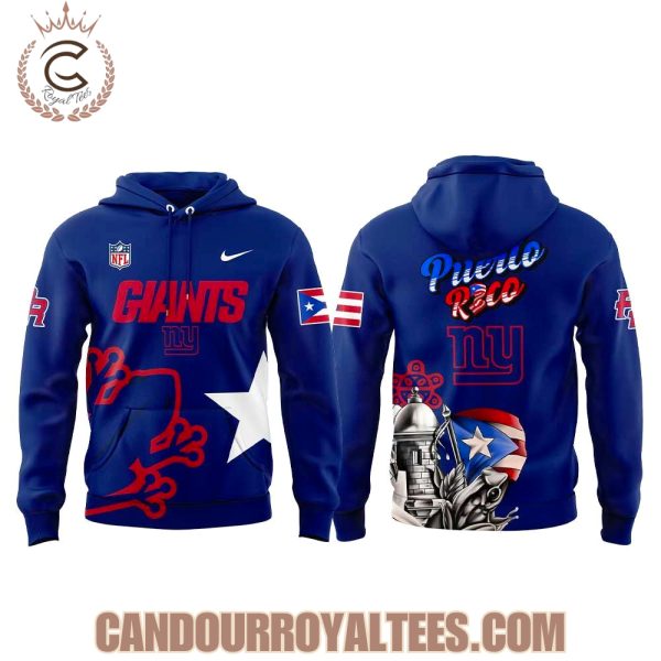 New York Giants Puerto Rico 2025 Hoodie