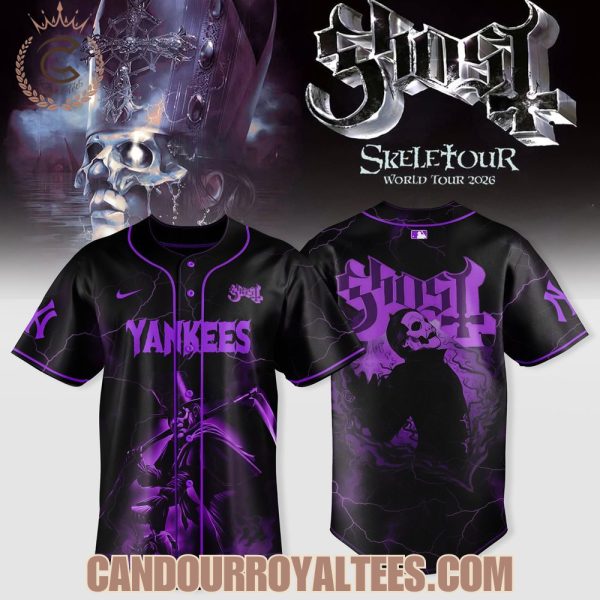 New York Yankees x Ghost Skeletour 2026 North America Jersey