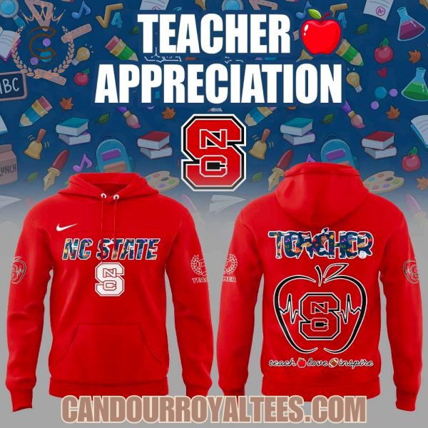 North Carolina State Teachers Appreciation 2025 Hoodie