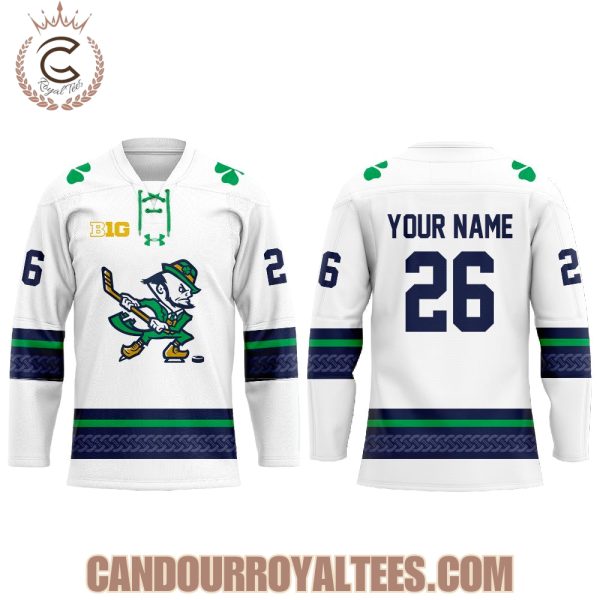 Notre Dame Fighting Irish Leprechaun Hockey 2025 Jersey Notre Dame Fighting Irish Leprechaun Hockey 2025 Jersey