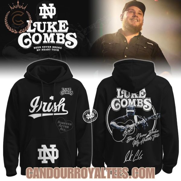 Notre Dame Fighting Irish x Luke Combs Beer Never Broke My Heart Tour 2025 Hoodie
