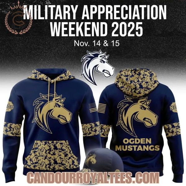 Ogden Mustangs Military Night Hoodie 2025