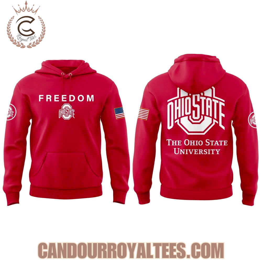 Ohio State Buckeyes Freedom Hoodie Ohio State Buckeyes Freedom Hoodie
