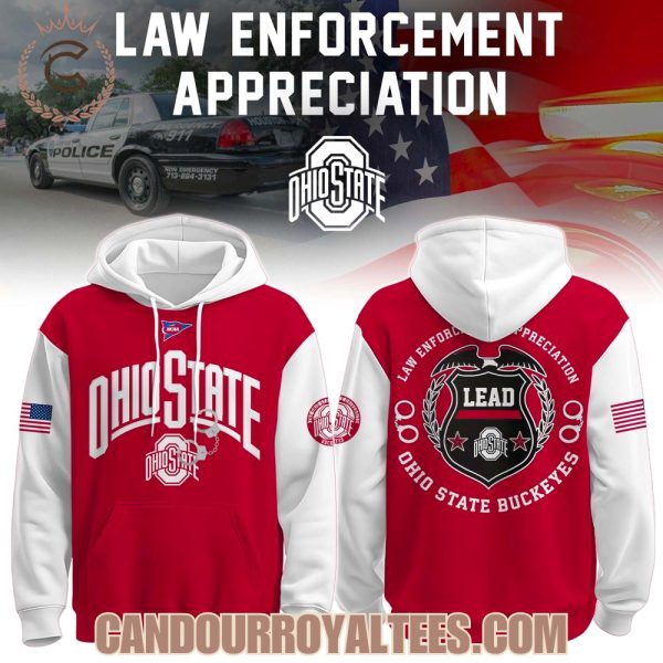 Ohio State Buckeyes x Law Enforcement Appreciation Day Hoodie Ohio State Buckeyes x Law Enforcement Appreciation Day Hoodie