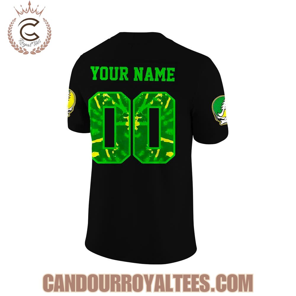 Oregon Ducks Grateful Dead Merchandise Jersey Oregon Ducks Grateful Dead Merchandise Jersey