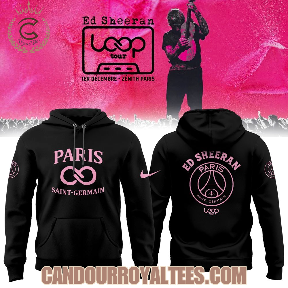 Paris Saint Germain x EdSheeran Loop Tour 2025 Hoodie Paris Saint Germain x EdSheeran Loop Tour 2025 Hoodie