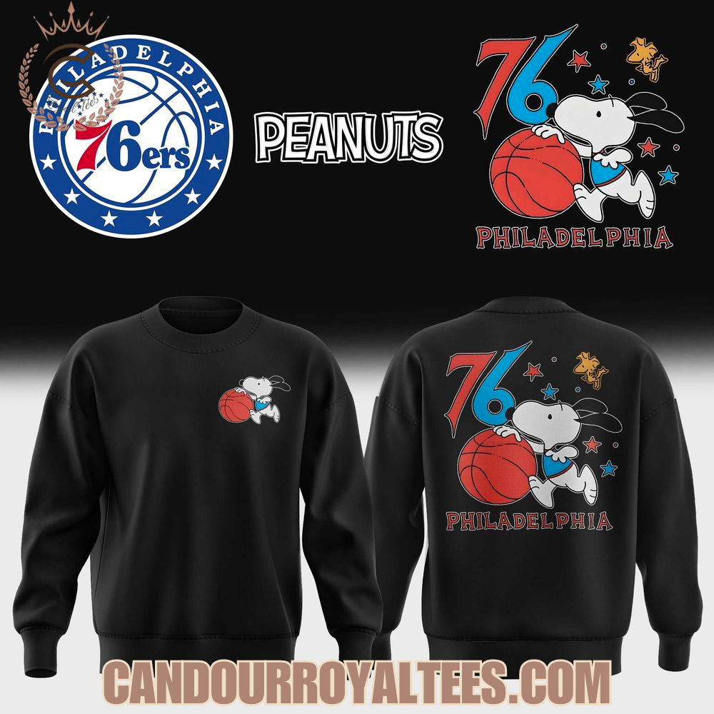 Philadelphia 76ers x Peanuts Snoopy Slam 76 Hoodie Philadelphia 76ers x Peanuts Snoopy Slam 76 Hoodie
