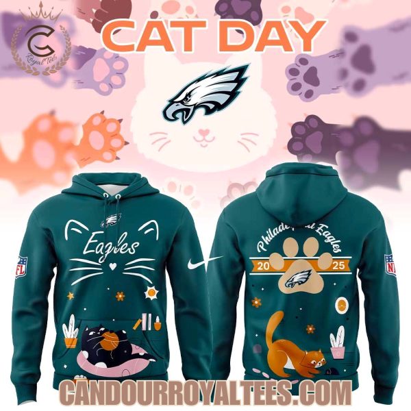 Philadelphia Eagles Cat Day Hoodie