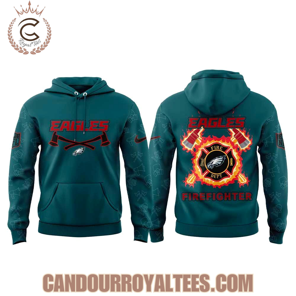 Philadelphia Eagles Firefighter Appreciation Hoodie Philadelphia Eagles Firefighter Appreciation Hoodie